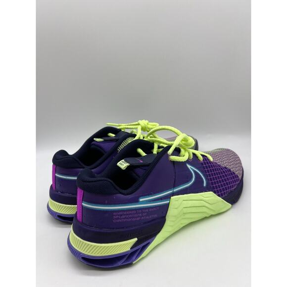 Nike Metcon 8 AMP Deep Purple Volt DV1206-500 Men's Shoes Size 10 - Picture 8 of 12